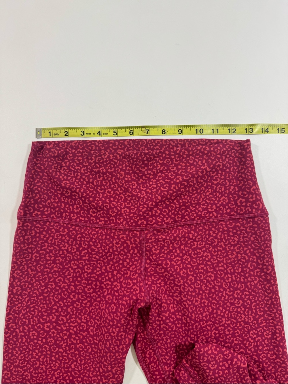 Lululemon Align Pant 28" Leopard Daisy Desert Red Magenta Smoke - Picture 5 of 7